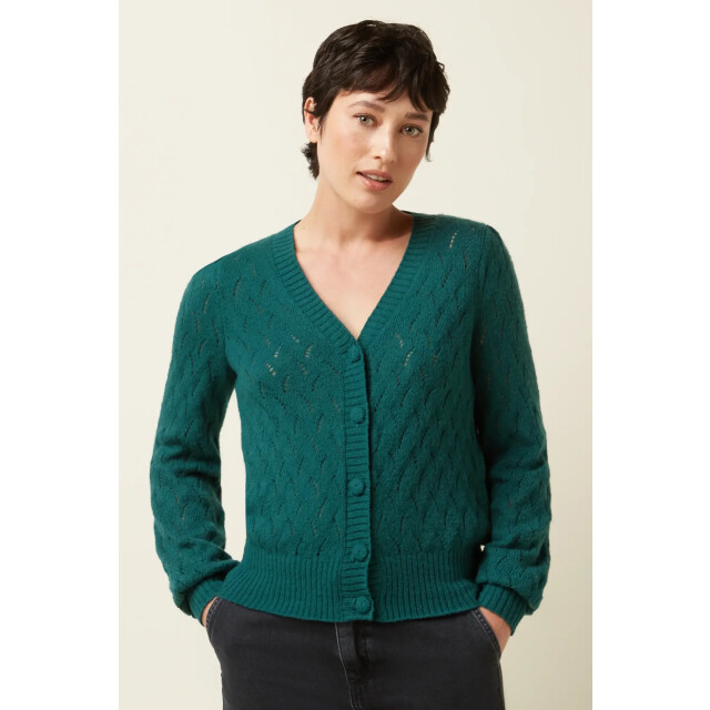 King Louie 09052 cardi v farfalle spruced green 09052 large