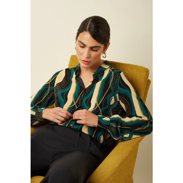 King Louie 09978 maisie blouse elysse 001 black 09978 large