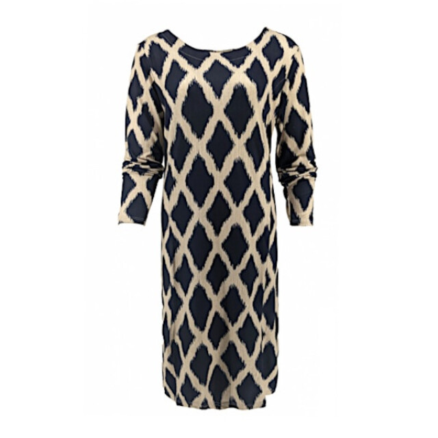 FOS Amsterdam Fos jurk fiona ruit navy Fiona ruit - Navy large
