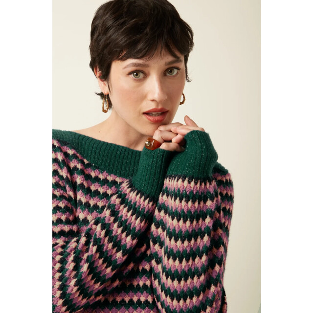 King Louie Erin top flora 09823 pine green 09823 large