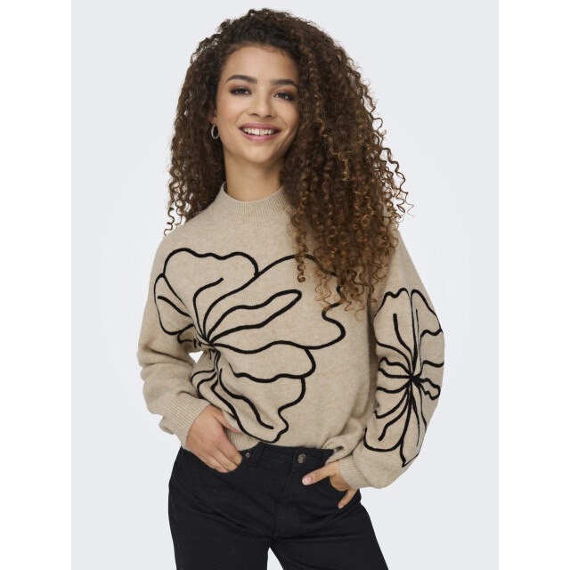 Jacqueline de Yong Jdyjella l/s flower pullover knt no 15344518 large