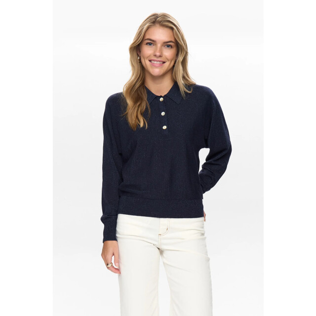Nümph Nudajana l/s polo 706342 dark sapphire 706342 large