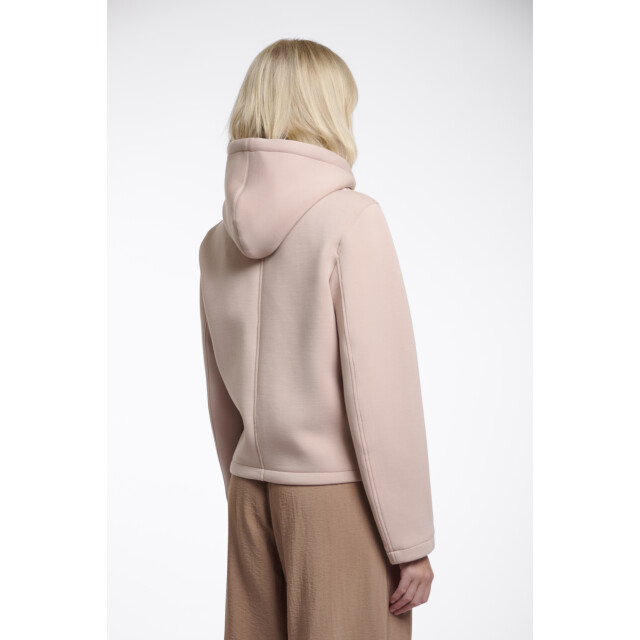 Rino & Pelle double breasted jacket with detachble hood collar jennifer.7002621 11018 smoked pearl 06111.171.0133 large