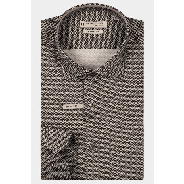 Giordano Casual hemd lange mouw maggiore, ls semi cutaway gra 427866/91 186304 large