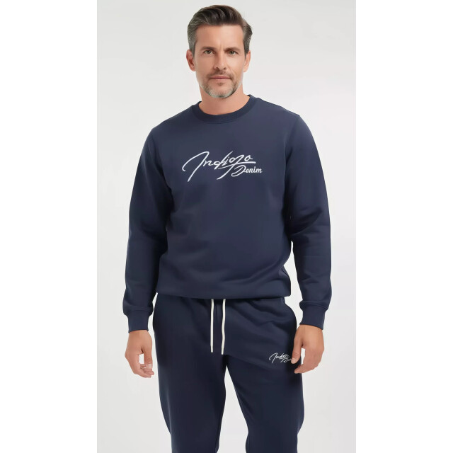Indigo Denim Denim joggingpak heren navy ID071-1-1-1 large