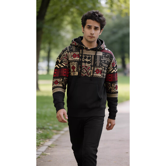 Indigo Denim Id herenhoodie - sweatshirt ID-081-1-1-1-1-1 large