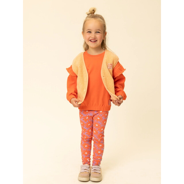 Looxs Revolution Sweater koraal amor es la revolution voor meisjes in de kleur 2601-7308-226 large