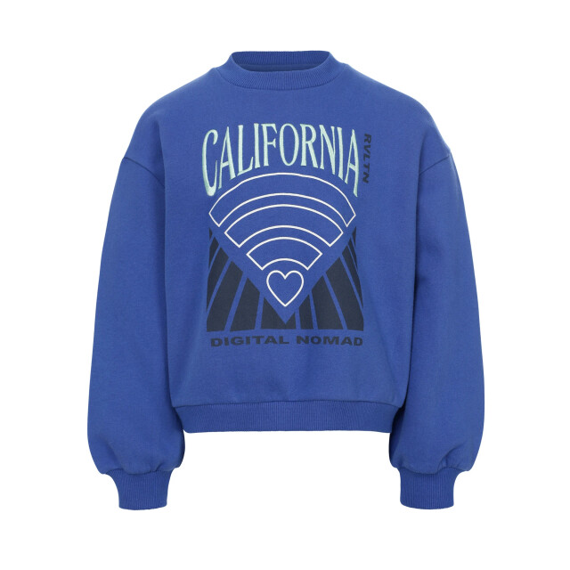 Looxs Revolution Sweater kobalt california voor meisjes in de kleur 2601-5320-140 large