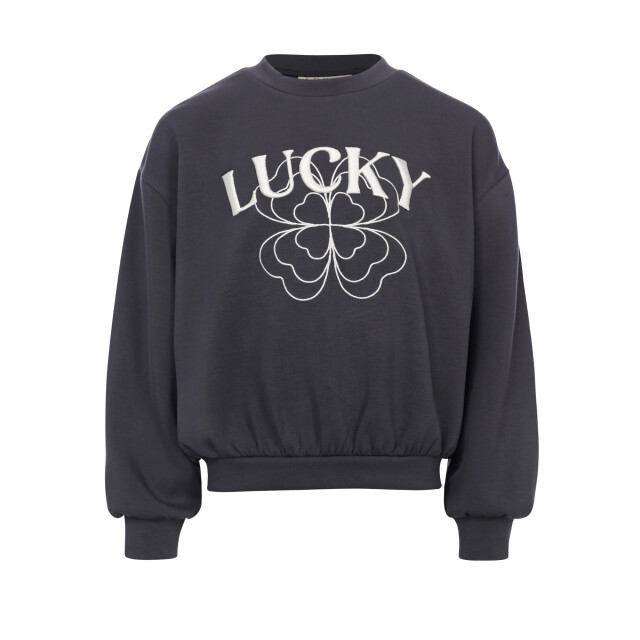 Looxs Revolution Sweater viscose midnight lucky voor meisjes in de kleur 2601-5304-195 large