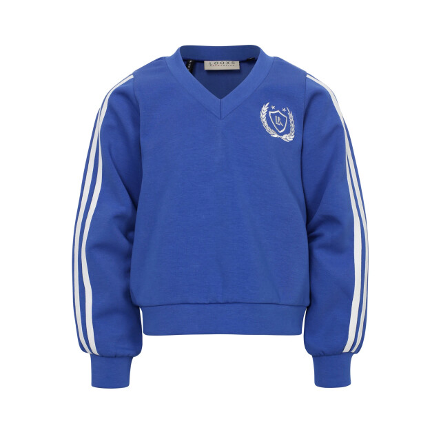 Looxs Revolution Kobalt sweater v-hals voor meisjes in de kleur 2601-5301-140 large