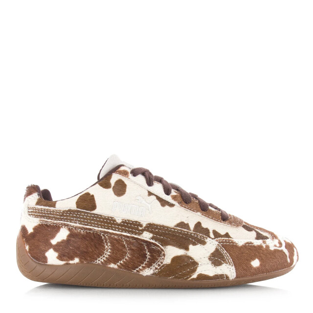 Puma Speedcat cow chocolate brown-gum lage sneakers dames 406141 01 large