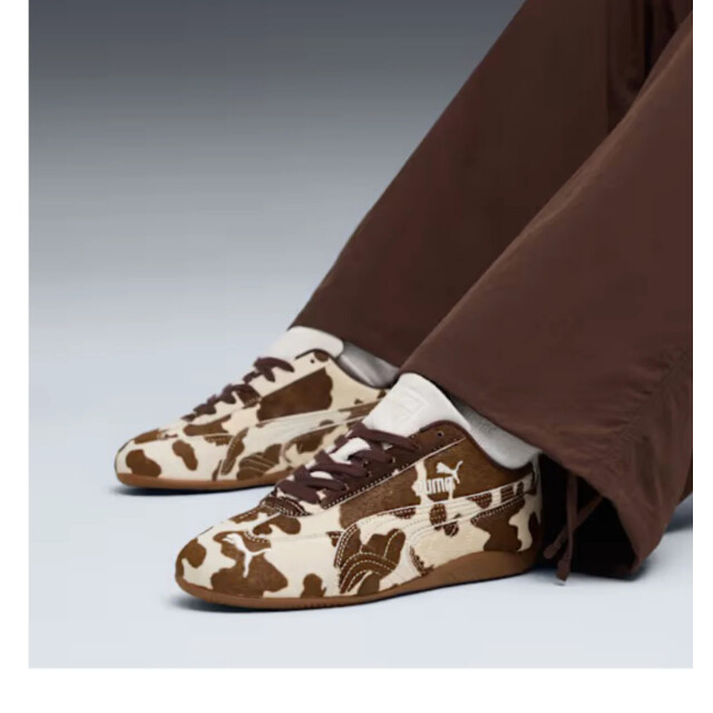 Puma Speedcat cow chocolate brown-gum lage sneakers dames 406141 01 large