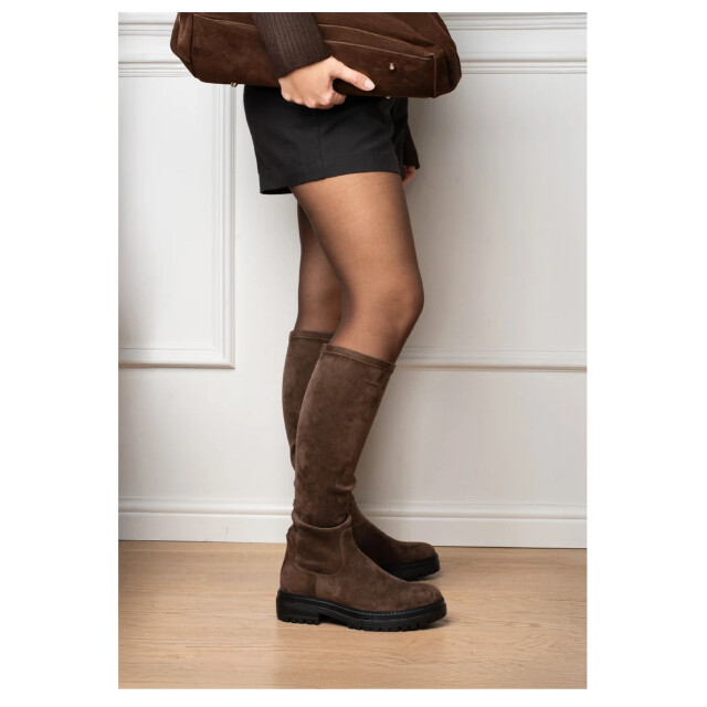 Poelman Stretchlaarzen donker stretchlaarzen dames C0358-5PSH7 large