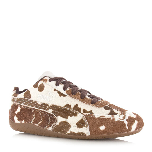 Puma Speedcat cow chocolate brown-gum lage sneakers dames 406141 01 large