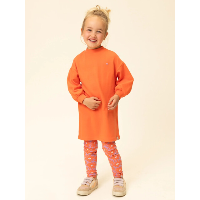 Looxs Revolution Jersey legging koraal floral spring voor meisjes in de kleur 2601-7504-985 large