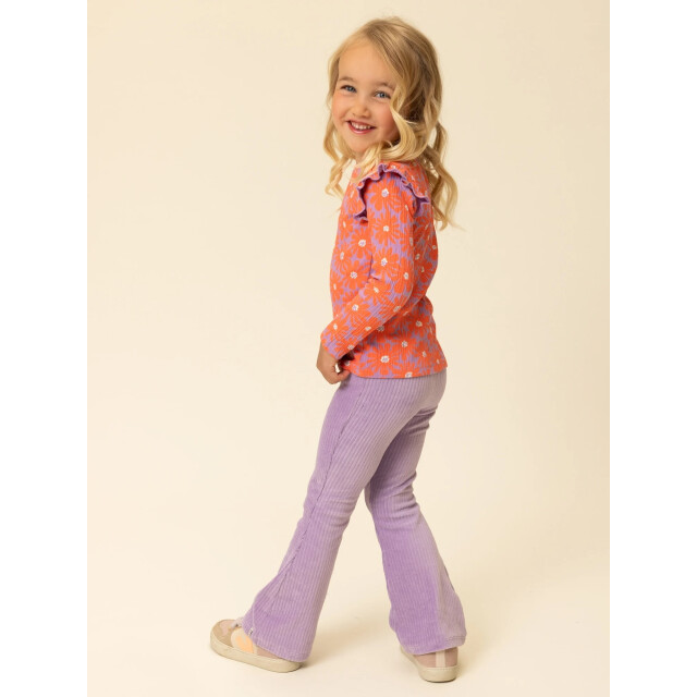 Looxs Revolution T-shirt jersey koraal floral spring voor meisjes in de kleur 2601-7404-985 large