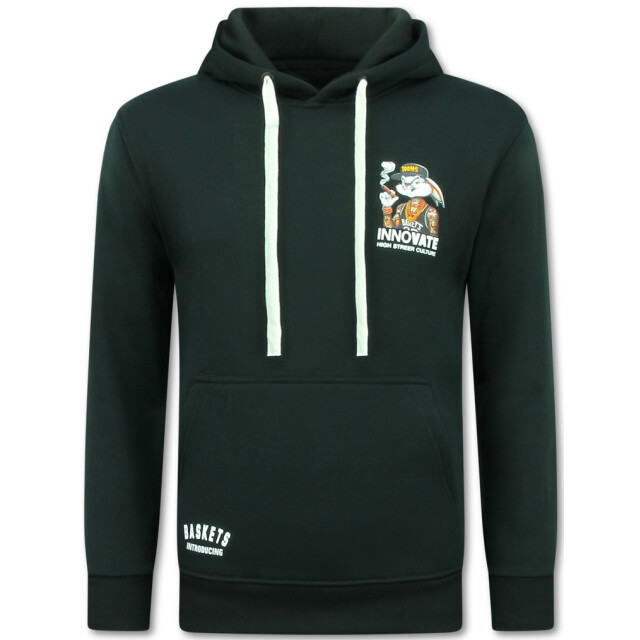 True Rise Oversized hoodie met capuchon gangster chicago FF-5792 large