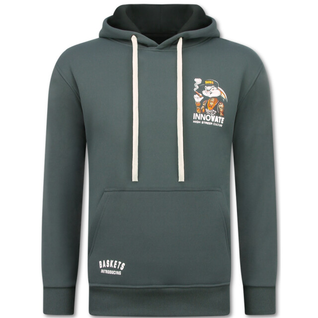 True Rise Oversized hoodie met capuchon gangster chicago FF-5792 large