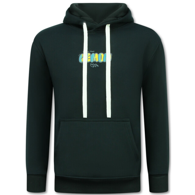 True Rise Oversized hoodie met capuchon lemon rock FF-5793 large