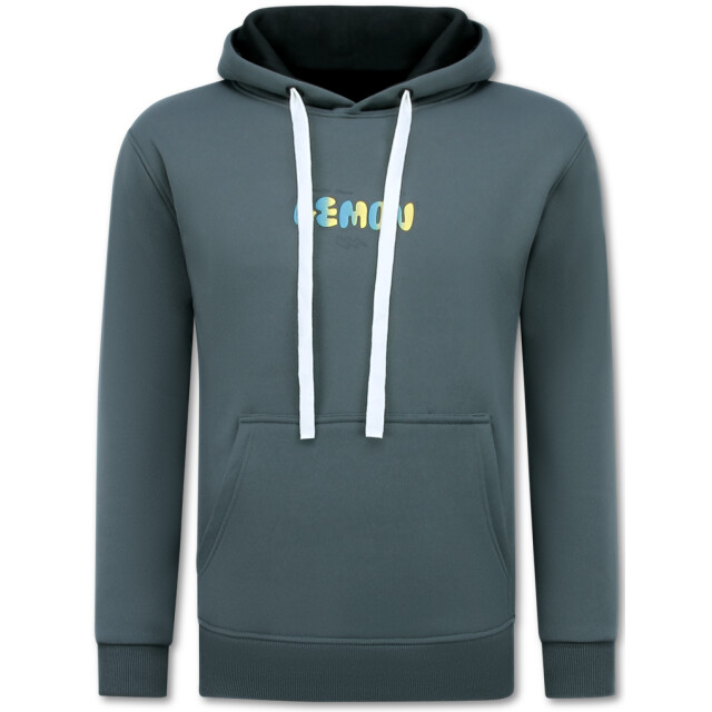 True Rise Oversized hoodie met capuchon lemon rock FF-5793 large