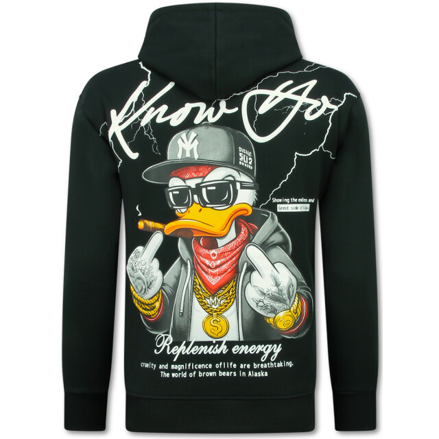 True Rise Oversized hoodie met capuchon gangster FF-5788 large