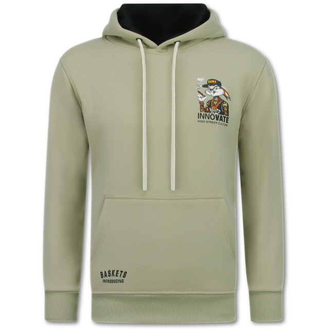 True Rise Oversized hoodie met capuchon gangster chicago FF-5792 large