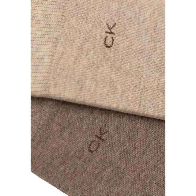Calvin Klein Sokken met geborduurd logo voor heren UTNA689_beigebrown large