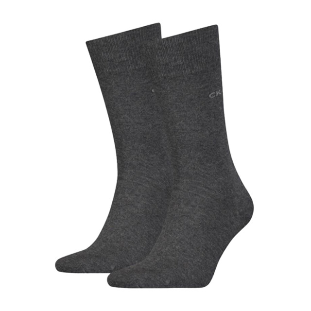 Calvin Klein Sokken met geborduurd logo voor heren UTNA689_grey large