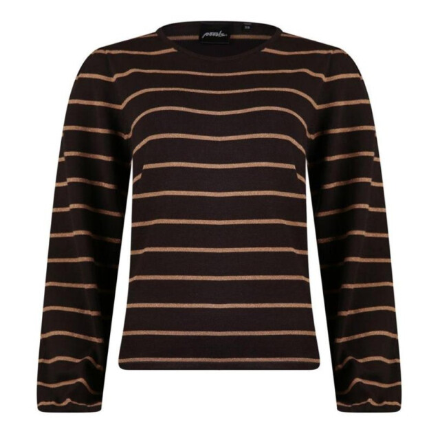 Poools Pullover stripe 533155-brown 533155-P493 large