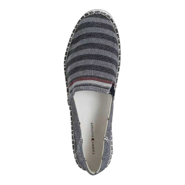 Tommy Hilfiger Heren gestreepte espadrilles UTNA1087_navygrey large