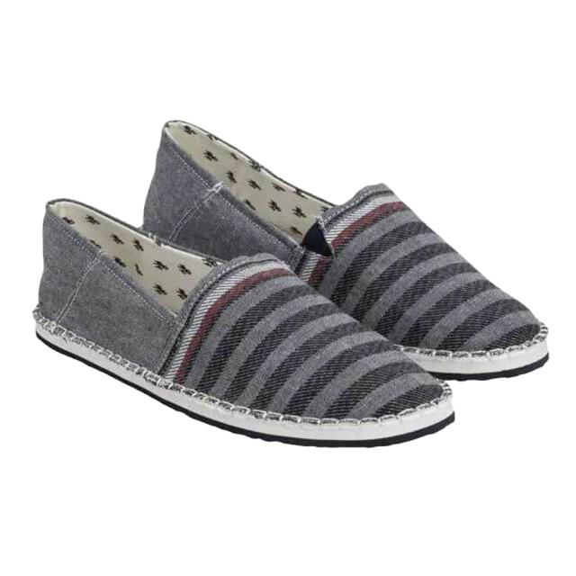 Tommy Hilfiger Heren gestreepte espadrilles UTNA1087_navygrey large