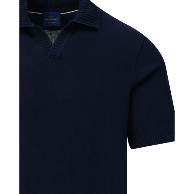 Paul & Shark Polo donker 108653-001-L large