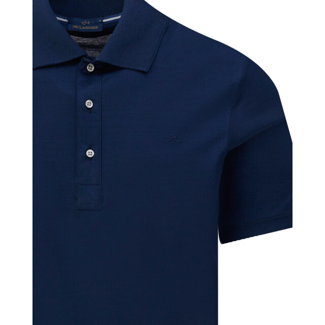 Paul & Shark Polo donker 108673-001-L large