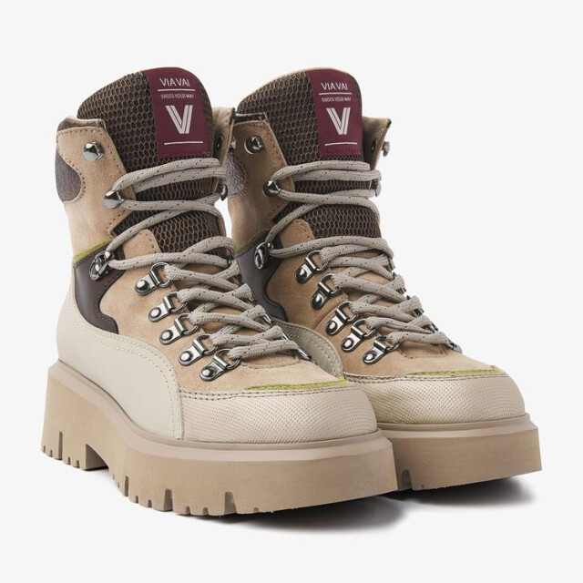 Via Vai 61083-01 Veterschoenen Beige 61083-01 large
