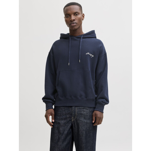 Jack & Jones Jornostalgia typo sweat hood navy 5209.31.0019 large