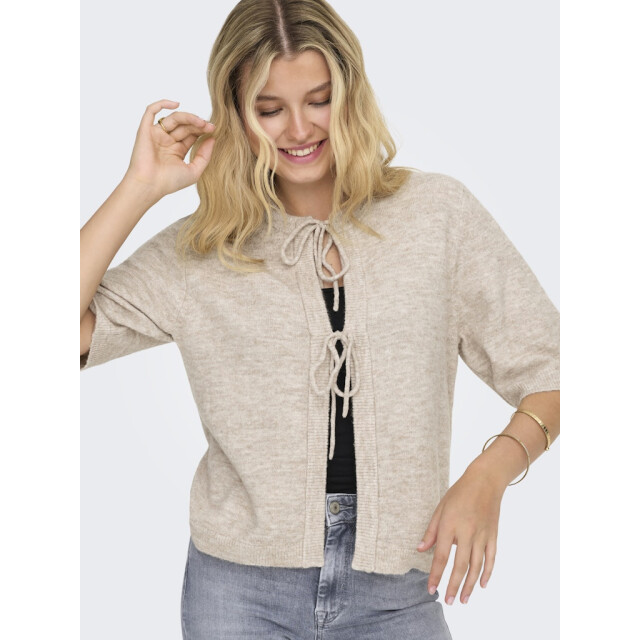 Only Onlsimoni 24 bow cardigan knt noos zand 4249.04.0009 large