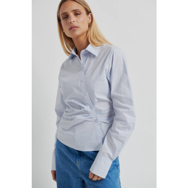 Second Female blouse lm hill shirt 5125 halogen blue 06615.210.0036 large