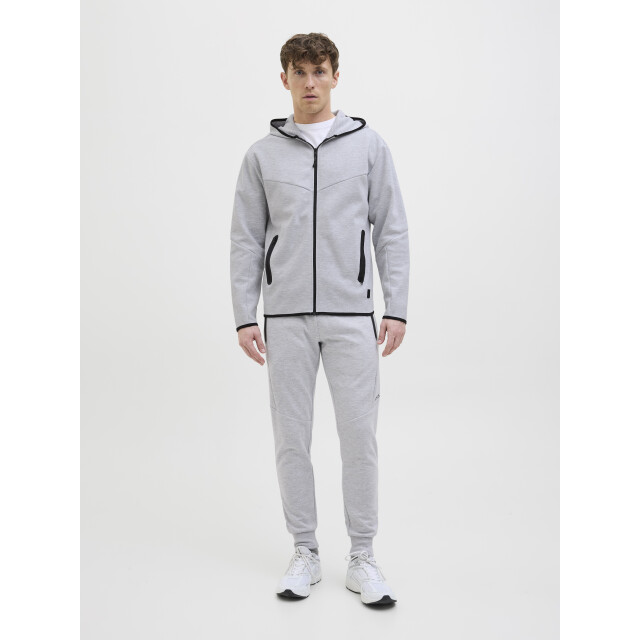 Jack & Jones jcofusion sweat zip hood noos 12260150 light grey melange 05791.910.0011 large