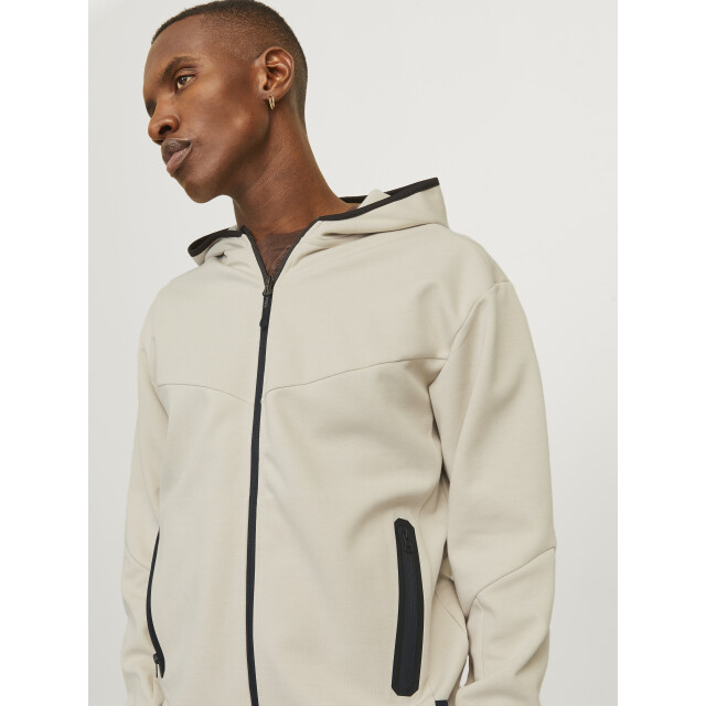 Jack & Jones jcofusion sweat zip hood noos 12260150 moonbeam 05791.198.0008 large