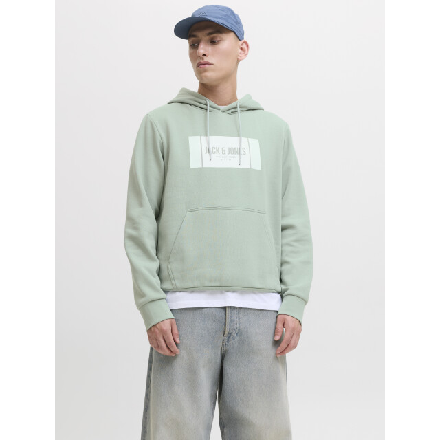 Jack & Jones jjhayato sweat hood bts ln 12278614 iceberg green 05734.369.0047 large