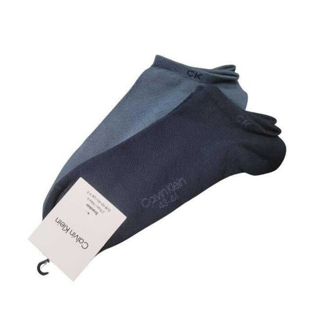 Calvin Klein Enkelsokken met logo voor heren (set van 2) UTNA1137_navyblue large