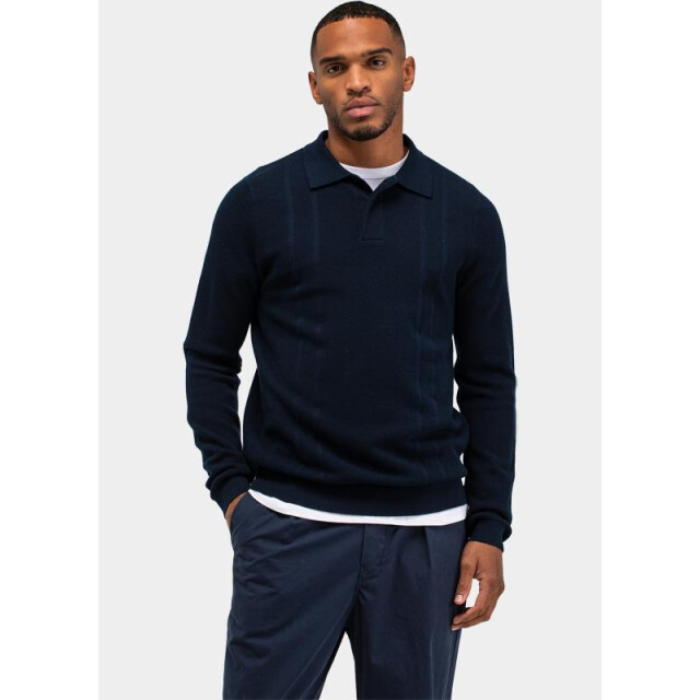 Butcher of Blue Polo lange mouw ripley m2616002/890 204276 large