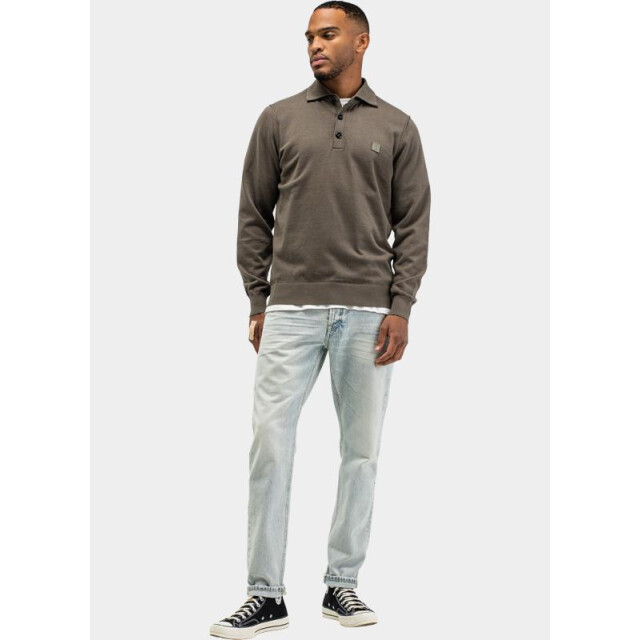 Butcher of Blue Polo lange mouw clifden co m2616021/708 204278 large