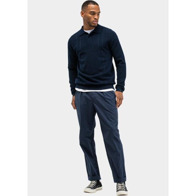 Butcher of Blue Polo lange mouw ripley m2616002/890 204276 large