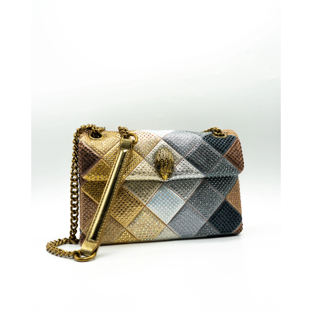 Kurt Geiger Medium kensington fabric metal schoudertas 66393 large