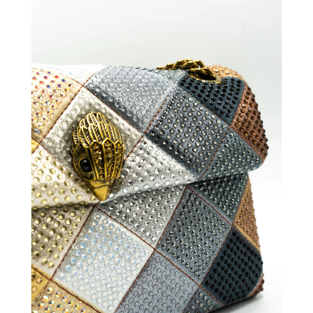 Kurt Geiger Medium kensington fabric metal schoudertas 66393 large