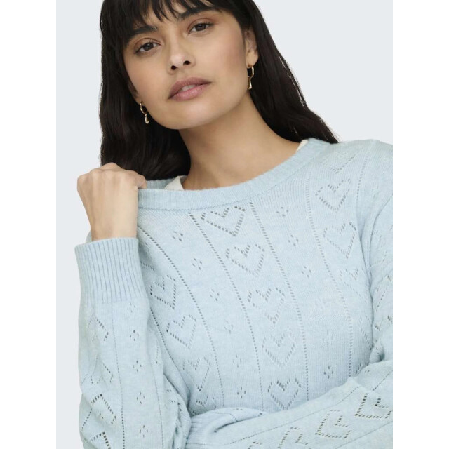 Only Onlisa life ls struct boxy oneck cc knt winter sky 15363149-253196002 large