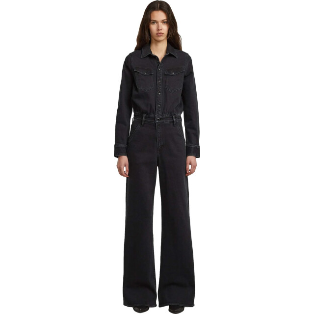 G-Star Western wide leg jumpsuit l\s wmn D27940-D874-H430 large