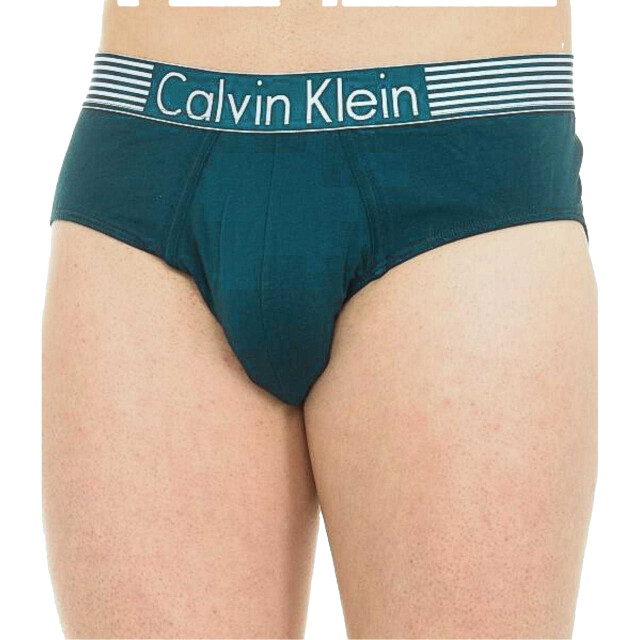 Calvin Klein Herenslip met logo UTNA742_teal large