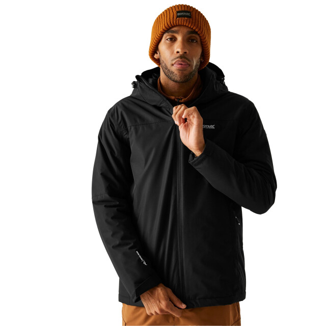 Regatta Heren thornridge geïsoleerde waterdichte jas UTRG12113_black large